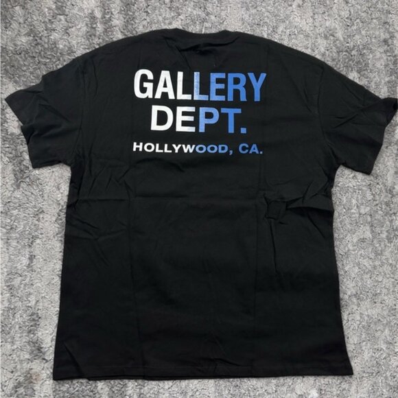 Gallery Dept. | Hollywood CA Logo Black Blue Shirt - Picture 1 of 3